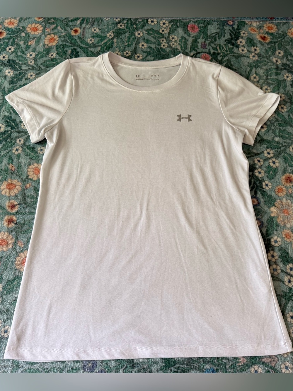 Under Armour White Women’s Short Sleeve Crewneck Tee